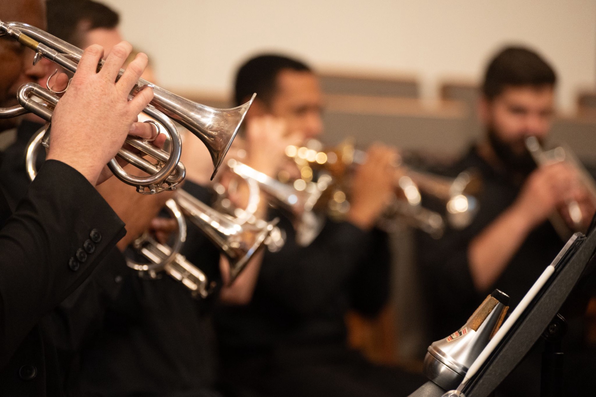 The Georgia Brass Band performing